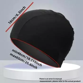 1 шт. нейлоновая шапочка для плавания для мужчин и женщин, водонепроницаемые эластичные шапочки для плавания защищают ваши уши, необходимы для семейных тренировок по плаванию