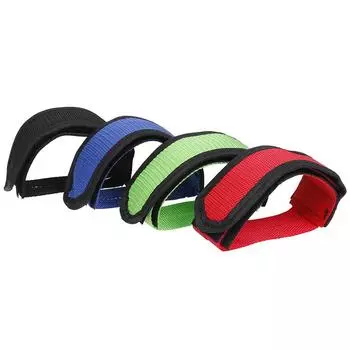 1 шт. нейлоновые ремни для педалей велосипеда, ремень с фиксированной передачей, велосипедная лента, чехол для фиксации велосипеда чёрный