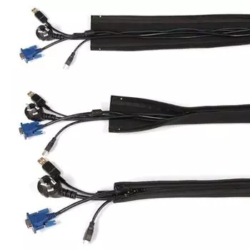 1 шт. Неопреновый чехол для укладки кабелей, застежка-молния, чехол-органайзер для проводов