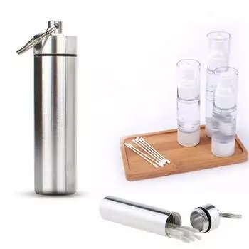 1 шт. Нержавеющая сталь портативная нержавеющая подставка для зубочистки на открытом воздухе бытовая дорожная уплотнительная коробка для хранения контейнер держатель чехол