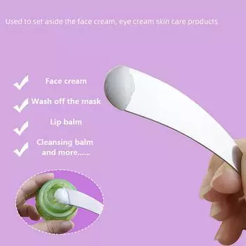 1 шт. нержавеющая сталь шпатель для ухода за кожей многоразовый лосьон крем аппликатор для макияжа крем для глаз пробы смешивания косметические инструменты One Size