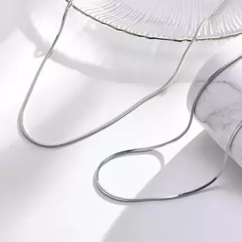 1 шт. Нержавеющая сталь Стильные ювелирные изделия Креативная цепочка Удобное колье-чокер с карабинами 50cm