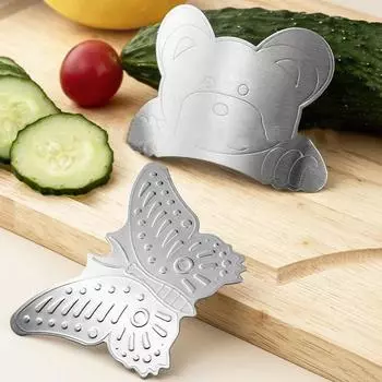 1 шт. нержавеющая сталь защитный щиток для пальцев режущий щиток регулируемый для нарезки овощей защита для пальцев защитные инструменты кухонный гаджет