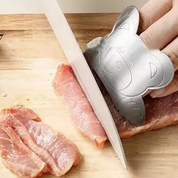 1 шт. нержавеющая сталь защитный щиток для пальцев режущий щиток регулируемый для нарезки овощей защита для пальцев защитные инструменты кухонный гаджет