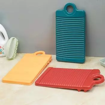 1 шт. Нескользящая мини-прочная ручная стирка пластиковая стиральная доска портативная доска для стирки желоб бытовой инструмент для чистки одежды зелёный