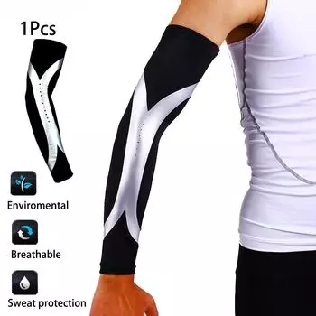 1 шт. нескользящие мягкие удобные налокотники, накладки, нарукавники, защитная поддержка для баскетбола, футбола, спортивные нарукавники M белый