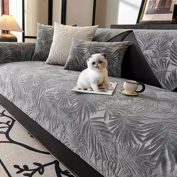 1 шт. нескользящий коврик для дивана из шенилла, однотонный чехол для диванной подушки для гостиной, универсальные накладки на сиденья для углового дивана, защитные чехлы A 70x70