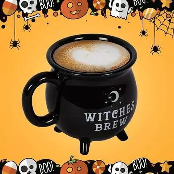 1 шт. Netflix Хэллоуин Ведьма Зелье Ведьма Кружки Кружки Волшебные Керамические Кружки Волшебная Ведьма Кружки Тигель