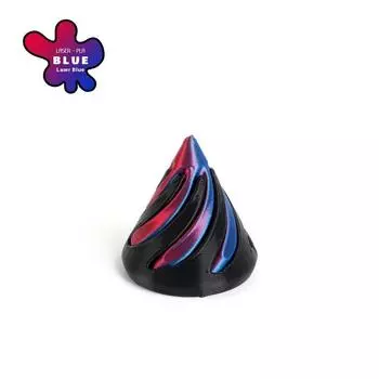 1 шт. Невозможный треугольник сквозная скульптура вихревая нить иллюзия декомпрессионная игрушка 3D-печатная спиральная конусная фиджет-игрушка