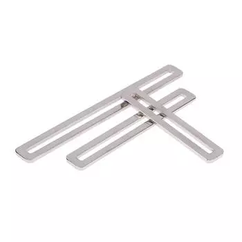 1 шт. никелированный уголок железный уголок металлический каркас полка для мебельных соединителей аксессуары U плоский угловой кронштейн