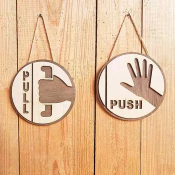 1 шт. номер дома европейский стиль знак оригинальность тянуть личность деревянная бирка узор толчок B