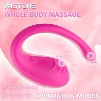 1 шт. носимый вибратор для трусиков, вибратор для точки G, фаллоимитатор с управлением через приложение, дальняя силиконовая вибрация