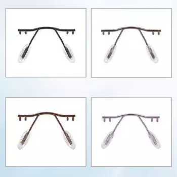 1 шт., носовой упор для очков, оправа для очков, металлическая оправа без оправы, держатель для переносицы, ремонт, замена, аксессуары для очков BR