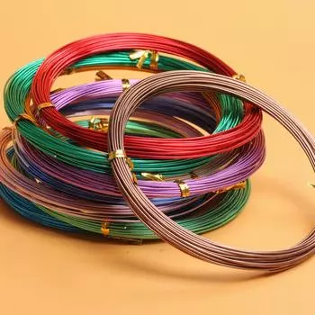 1 шт. Новая цветочная проволока для ювелирных изделий, бусины, плетеные ремесленные ювелирные аксессуары, фурнитура, материал для изготовления ювелирных изделий, аксессуары для рукоделия, ювелирные изделия 1.5mm*5m зелёный