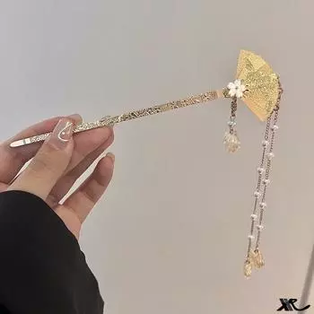 1 шт. Новая китайская заколка-кисточка, китайская высококлассная женская антикварная заколка для пучка, заколка для волос ханьфу, ципао, аксессуары для волос