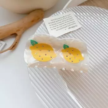 1 шт. Новая летняя серия фруктов Водяной бриллиант Заколка для волос Милая девочка Захватывающая Арбуз Клубника Вишня Аксессуары для волос