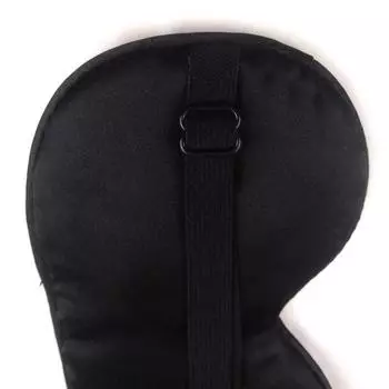 1 шт. новая шелковая маска для сна с мягким наполнителем для путешествий, расслабляющая помощь чёрный