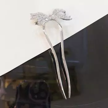 1 шт. новая заколка-бант в U-образном китайском стиле, заколка, излучающая ощущение высококлассной элегантности. Заколка в древнем стиле, инкрустированная