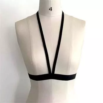 1 шт., новейший пояс-цепочка без чашек, универсальное женское нижнее белье, эластичный бюстгальтер-клетка XL