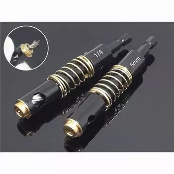 1 шт., новинка, 2 размера, HSS латунь, самоцентрирующиеся шарнирные сверла 1/4 дюйма и 5 мм, кольцевая пила, деревообрабатывающий инструмент для развертывания шкафа