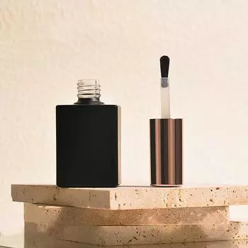 1 шт., новые 15 мл пустые стеклянные флаконы для лака для ногтей, черные флаконы для геля для ногтей, большая емкость, клей для основы для ногтей N8