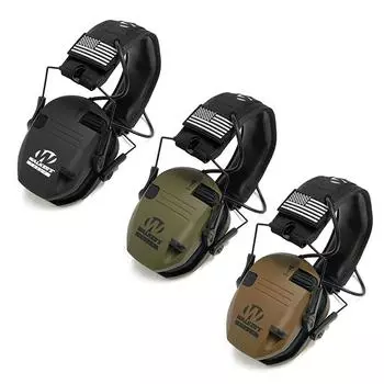 1 шт. Новые электронные наушники для стрельбы, наушники для защиты органов слуха, шумоподавление, активная охота, тактические наушники чёрный