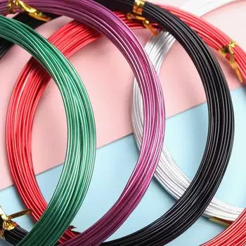 1 шт. новые алюминиевые фурнитура для изготовления проволоки, аксессуары для ювелирных изделий, бусины для изготовления ювелирных изделий, нежные ювелирные изделия, плетеный материал с цветочным принтом 1.5mm*5m кофейный