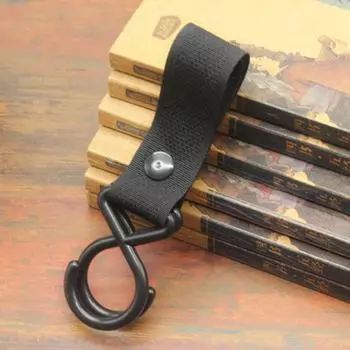 1 шт., новые детские крючки для детской коляски, зажимы для коляски, вешалка для коляски, пластиковая чёрный