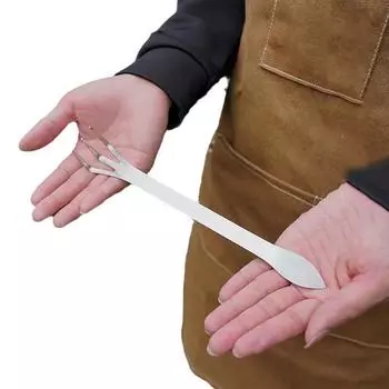 1 шт. Новые грабли из нержавеющей стали для корней бонсай, горшечные растения, 3-зубчатый инструмент для рыхления почвы, ручные нержавеющие грабли, инструмент для домашнего садоводства A