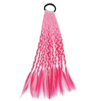 1 шт. Новые грязные косички для девочек, разноцветные заколки-твистеры, парики-хвосты, повязки на голову, резинки, принцессные головные уборы, детские аксессуары для волос