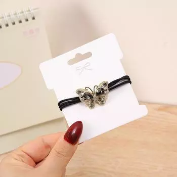 1 шт. Новые милые полые бабочки эластичные резинки для волос для девочек женские аксессуары для волос
