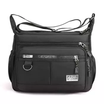 1 шт. Новые мужские сумки через плечо Мужские нейлоновые сумки через плечо Сумки-мессенджеры для мальчиков Мужские сумки для путешествий Повседневная большая сумка-саквояж Серая