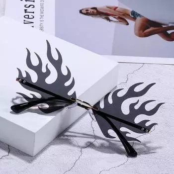 1 шт. Новые солнцезащитные очки без оправы Dragon Phoenix, женские летние солнцезащитные очки с защитой UV400 и линзами Ocean, ретро-модные тонированные очки