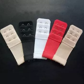 1 шт./новые женские удлинители бюстгальтера, 3 ряда, 2 крючка, эластичная регулируемая удлиняющая застежка для нижнего белья красный