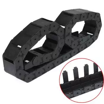 1 шт., новый, 1 м, 1000 мм, 40 дюймов, черный длинный нейлоновый кабель, держатель для цепи, R38, 18*37 мм