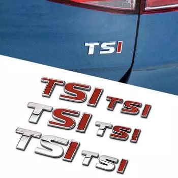 1 шт. новый 3D металлический TSI автомобильное боковое крыло задний багажник эмблема значок наклейки для Sagitar Golf Magotan Polaris Boracay 6 TSI4815cm