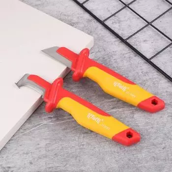 1 шт. Новый электрический нож, изолированные ножницы для зачистки кабеля, фиксированное лезвие, ручной инструмент для проводов