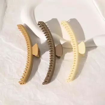 1 шт. Новый большой зажим для захвата для девочек и женщин, зажим для акулы, фиксированный, обширный, матовый, красочный, простота, модная шпилька для волос