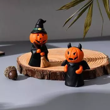 1 шт. новый Хэллоуин тыква фестиваль вечеринка домашний настольный декор привидение кукла автомобиль смоляное украшение A1