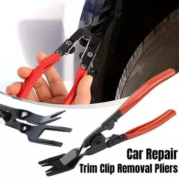 1 шт. новый инструмент для ремонта фар автомобиля, плоскогубцы для снятия обшивки, дверная панель фургона, инструмент для снятия обивки красный/чёрный