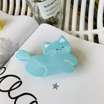 1 шт. Новый ленивый кот царапка клип милый темперамент заколка для волос сладкая клипса-акула аксессуар для волос