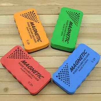 1 шт., новый магнитный ластик для чистки маркеров для досок с сухой протиркой для школьного офиса