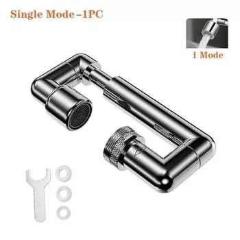 1 шт., новый модернизированный удлинитель для крана 1440 °, телескопический универсальный механический рычаг, аэратор, аксессуар для смесителя Double Mode