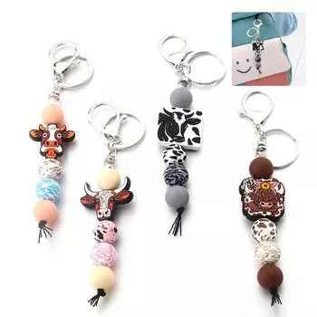1 шт. новый мультяшный кулон на сумку своими руками маленькие аксессуары милые маленькие подарки силиконовые деревянные бусины брелок