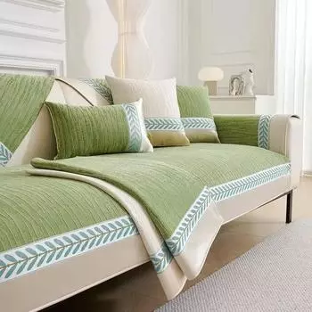 1 шт. новый современный диван-подушка из шенилла, шезлонг, диван-коврик для гостиной, нескользящий чехол для углового дивана в форме буквы L для гостиной A 70x70