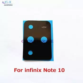 1 шт., новый стеклянный объектив задней камеры для Infinix Note 10, запасные части
