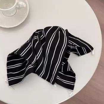 1 шт. Новый темпераментный полосатый платок с подвеской в виде капли воды, заколка для волос, повязка для волос для полухвоста