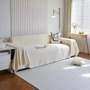 1 шт. Новый тканый однотонный утолщенный чехол для дивана из шенилла, универсальный двухсторонний чехол для дивана на все времена, эластичный защитный чехол для дивана 1seater 180x130cm темно-серого