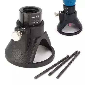 1 шт. новый вращающийся инструмент, универсальная направляющая для резки, набор насадок с 3 сверлами