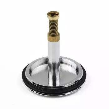 1 шт. новый заглушка для сливного отверстия для ванны, латунная регулируемая заглушка для ванны, 43 мм, только плоский уплотнитель, сливной фильтр для ванной комнаты белый